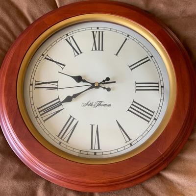 Large Seth Thomas Wall Clock