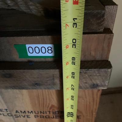 Wood Explosives Box