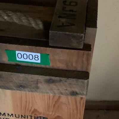 Wood Explosives Box
