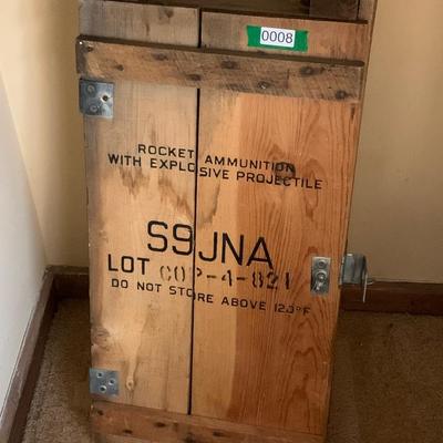 Wood Explosives Box