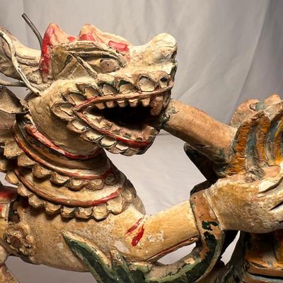 Unique Carved Wooden Decor Collectibles From Southeast Asia (LR-RG)