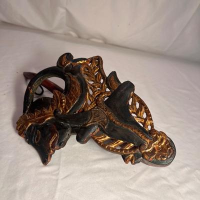 Unique Carved Wooden Decor Collectibles From Southeast Asia (LR-RG)