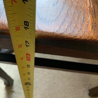 Antique Oak Braceback Chair