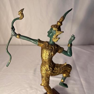 Bronze/Gold Prince Rama Archer Statue (LR-RG)