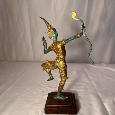 Bronze/Gold Prince Rama Archer Statue (LR-RG)
