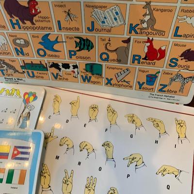 Educational Laminated Placemats