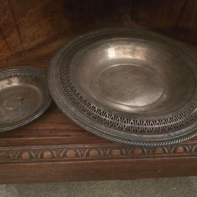 Silver dishes