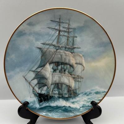 “The Golden Age of the Clipper Ships” with Certificate of Authenticity and Box
