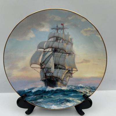 “The Golden Age of the Clipper Ships” with Certificate of Authenticity and Box