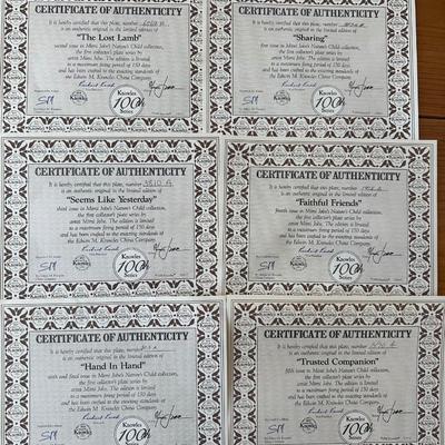 Complete “Nature’s Child” Series with Certificate of Authenticity & Box