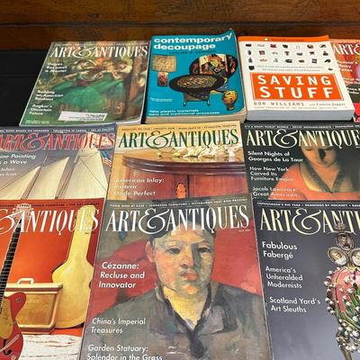 Art & Antiques 1996 & 1997 Magazines and Decor Books