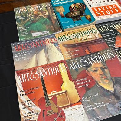 Art & Antiques 1996 & 1997 Magazines and Decor Books