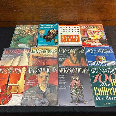 Art & Antiques 1996 & 1997 Magazines and Decor Books