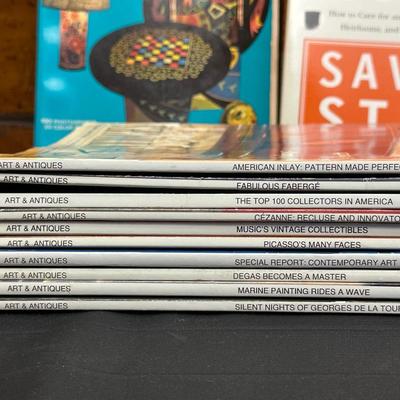 Art & Antiques 1996 & 1997 Magazines and Decor Books