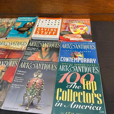 Art & Antiques 1996 & 1997 Magazines and Decor Books