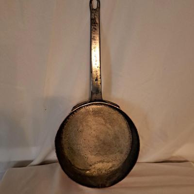 Early BRAMHALL Hand-Forged Heavy Copper Pan (DR-SD)