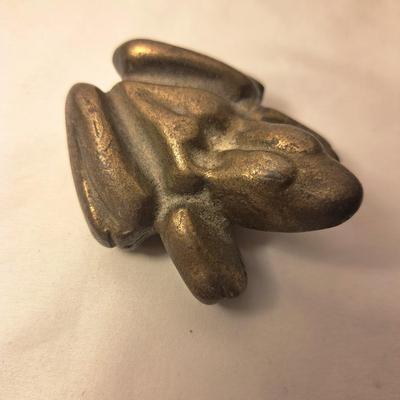 Four Vintage Molded Brass Figurines (DR-SD)