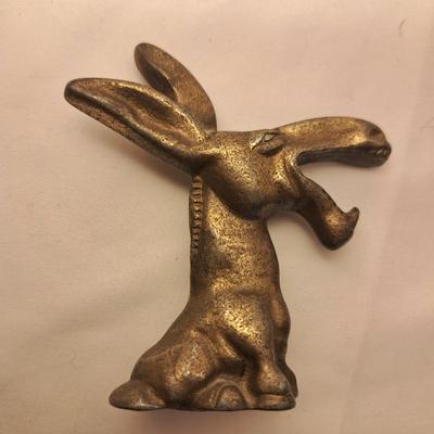 Four Vintage Molded Brass Figurines (DR-SD)
