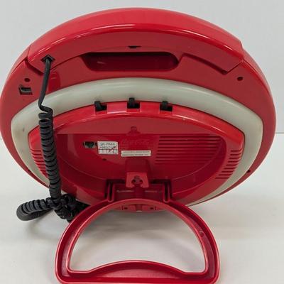 Coca Cola Blinking Disc Telephone No Box Or Plug