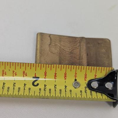 Solid Brass Coca Cola Money Clip St. Louis World's Fair