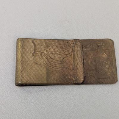 Solid Brass Coca Cola Money Clip St. Louis World's Fair