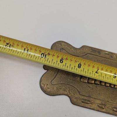 Antique Stamped Brass Coca-Cola 1901 Door Push Plate