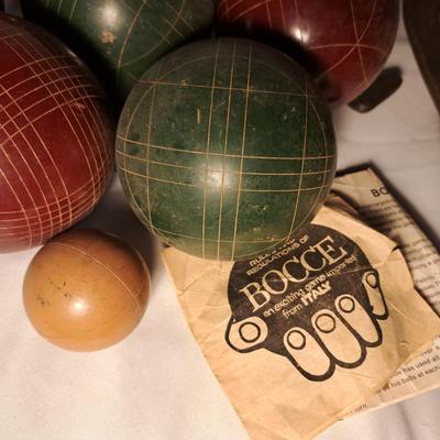 Vintage Horseshoes and BOCCE Games (LR-SD)