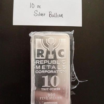 10 troy ounces of silver