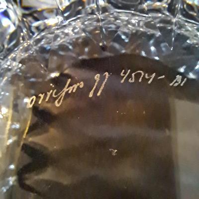 Lalique Crystal Prisms Sparrow Bowl & Orrefors Crystal Fleur Bowl (DR-SD)
