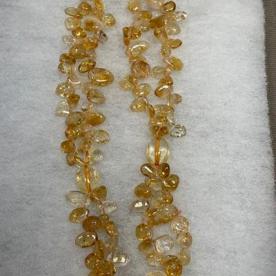 Citrine Beaded Necklace