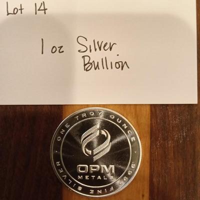 1 troy ounce silver