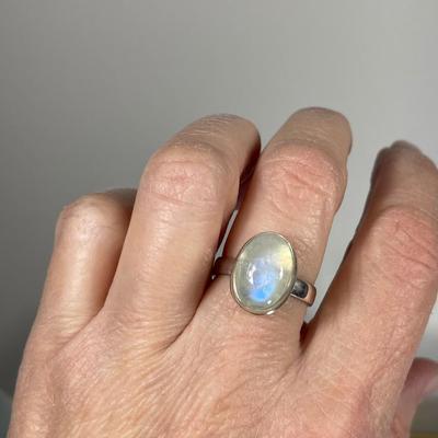 Moonstone Sterling Ring 9