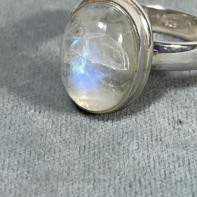 Moonstone Sterling Ring 9