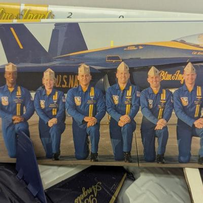 Die Cast Metal Airplanes Blue Angels US Navy Signed 2008 Air Show