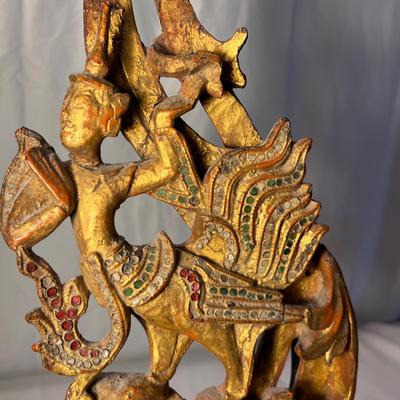 Carved Wooden Buddhist Statues (DR-RG)