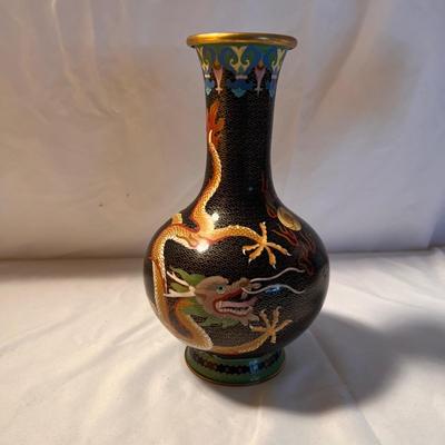 Cloisonné Vase With Dragon Design (LR-RG)