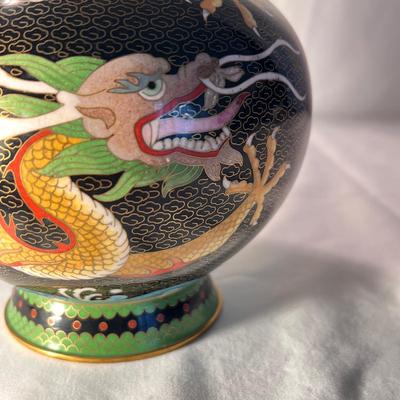 Cloisonné Vase With Dragon Design (LR-RG)