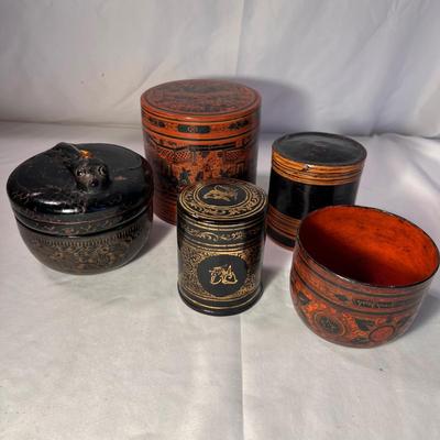 Burmese Lacquer Boxes & More (LR-RG)