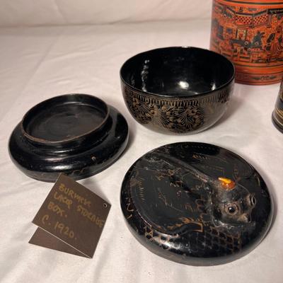 Burmese Lacquer Boxes & More (LR-RG)