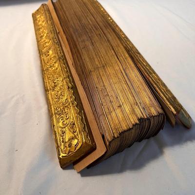 Palm Leaf Gilt Edged Manuscript (LR-RG)