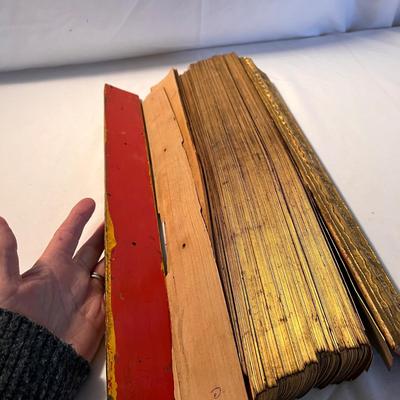 Palm Leaf Gilt Edged Manuscript (LR-RG)