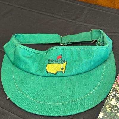 Masters Memorabilia and Golf Themed Office Desk Decor