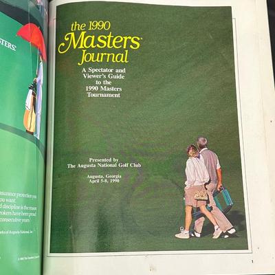 Masters Memorabilia and Golf Themed Office Desk Decor