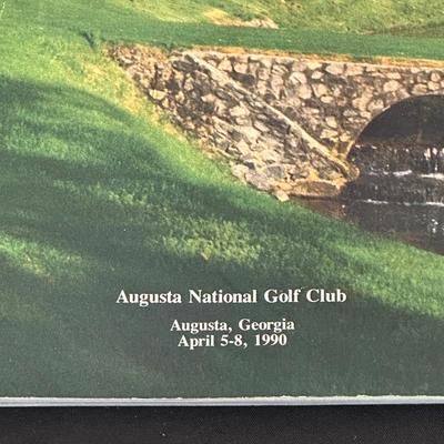 Masters Memorabilia and Golf Themed Office Desk Decor