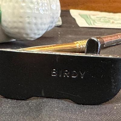 Masters Memorabilia and Golf Themed Office Desk Decor