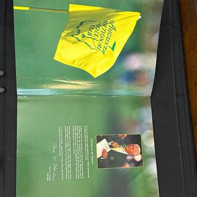 Masters Memorabilia and Golf Themed Office Desk Decor