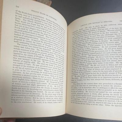 Vintage Antique Books: 20 Years of Congressional History 1861-1881