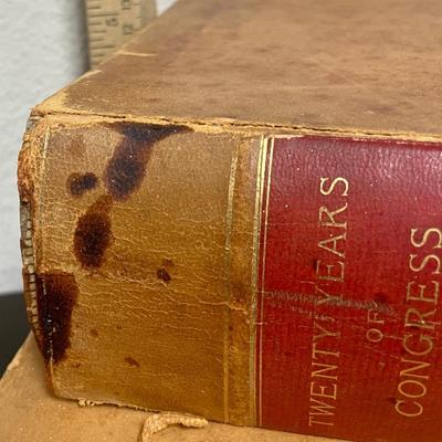 Vintage Antique Books: 20 Years of Congressional History 1861-1881