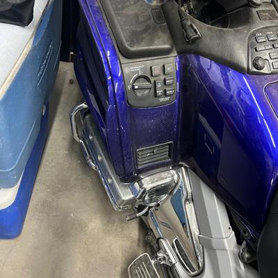 2003 Honda Goldwing with training wheels.