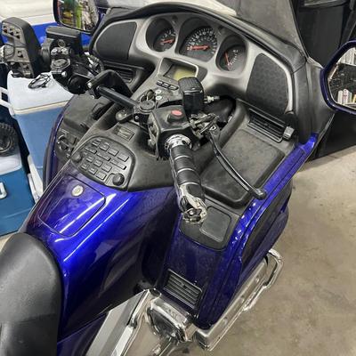 2003 Honda Goldwing with training wheels.